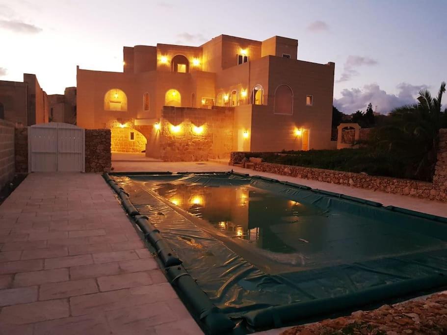 Farmhouse Villa With Large Pool And Garden In Gozo Għarb Buitenkant foto