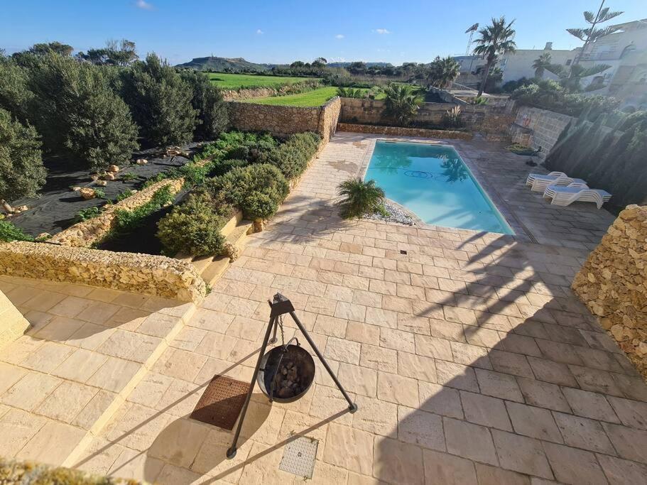 Farmhouse Villa With Large Pool And Garden In Gozo Għarb Buitenkant foto